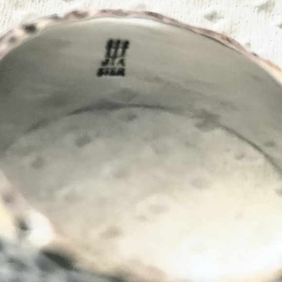 James Avery Ichtus Textured Band Ring 925 Sterling Silver Sz 7 - Picture 6 of 6